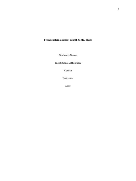 short stories that are similar to jakell and hyde
